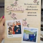 A4 Wooden Plaque Print & Name Embossed