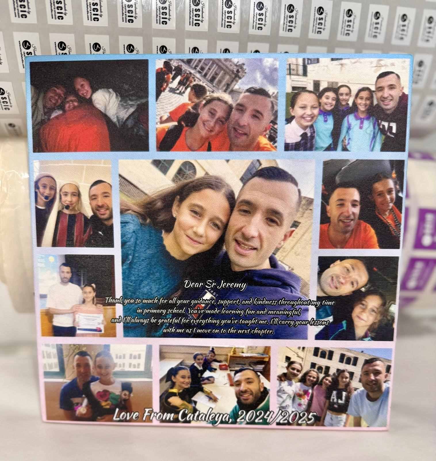 Thank you from Students Photo Plaque