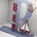 Letter name / Sailing Boat Theme