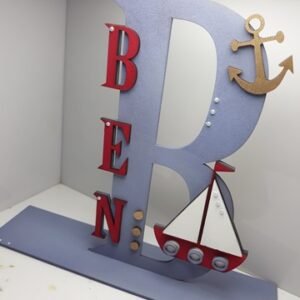 Letter name / Sailing Boat Theme