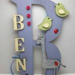 Standing Initial - Giraffe Theme