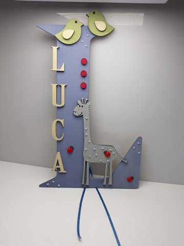 Standing Initial - Giraffe Theme - Image 4