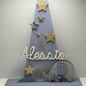 Standing Initial - Elephant & Star