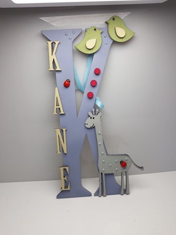 Standing Initial - Giraffe Theme - Image 5