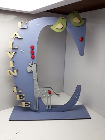 Standing Initial - Giraffe Theme - Image 6