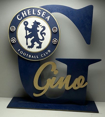 Standing Initial - Chelsea F.C. Theme - Image 2