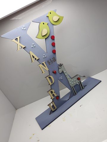 Standing Initial - Giraffe Theme - Image 12