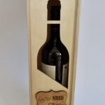 Square Wine Box With Hole - Qatra Nbid