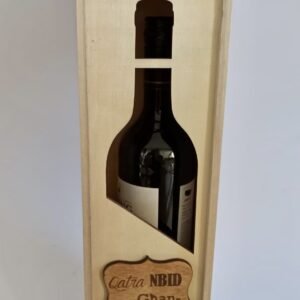 Square Wine Box With Hole - Qatra Nbid