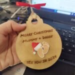 Christmas Bauble - 12x10cm - Baby theme