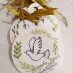 Confirmation Bauble - 12x10cm - White background