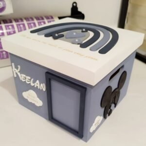 Box with Lid - Rainbow and Mickey Theme (+Photo)