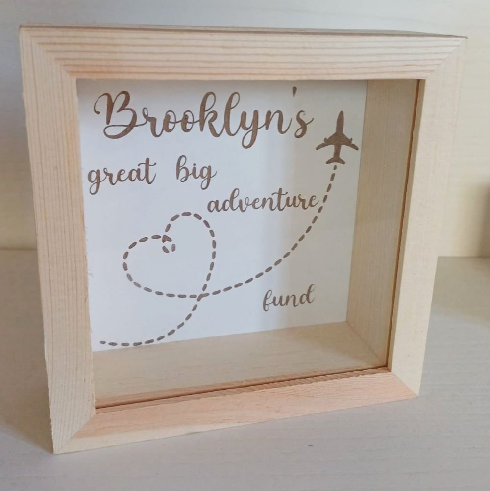 MONEY BOX - New adventure 13X13X4.2CM
