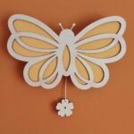Wooden Musical Hanging Butterfly