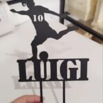 Wooden Cake Topper – Football