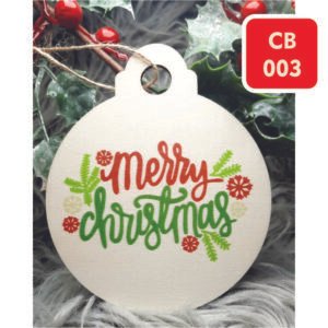 Printed Christmas Bauble