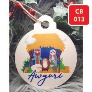 Printed Christmas Bauble