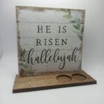 He Is Risen - Candle Holder (Candles not included)