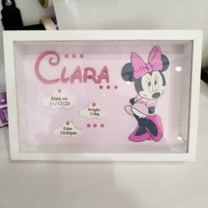 Box Frame with Glass -  Minnie Mouse