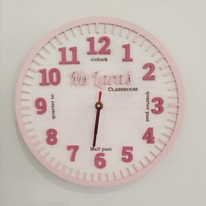 Wooden Clock - Teacher