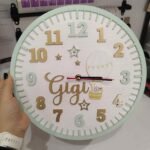 Wooden Clock - Hot Air Balloon