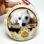 Personalised Dog Hanging Bauble - 10cm Diam