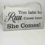 Pageboy / Flower girl Saying - 22x12cm