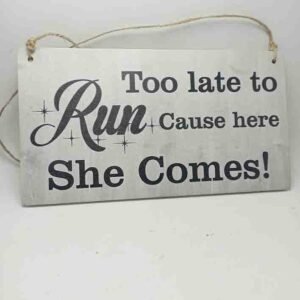 Pageboy / Flower girl Saying - 22x12cm