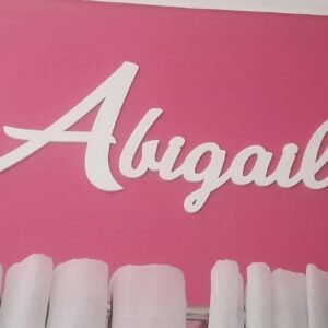 Wall Name - Size 60cm - Butterfly Theme