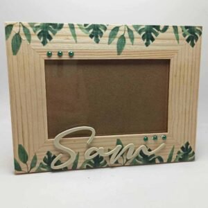 Raw Frame with Print - Zoo Theme