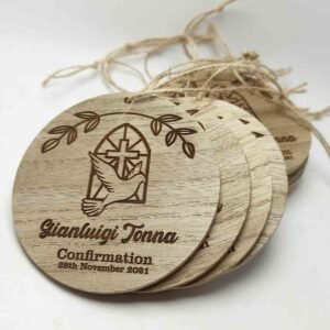 Wooden Confirmation Bauble - Engraved