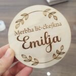 Engraved Coaster - Merhba lic-ckejkna