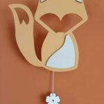 Wooden Musical Hanging Fox