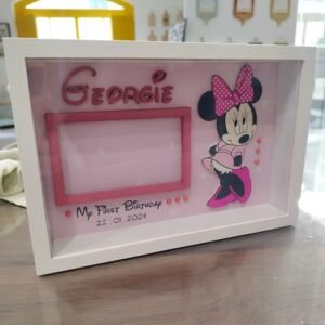 Box Frame with Glass -  Minnie theme