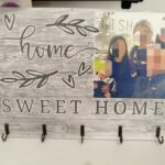 Personalised Key Holder - Home Sweet Home - with photo