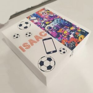 Keepsake  Box - Print on White Spray wood