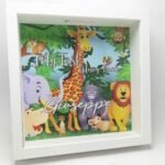 Personalized Moneybox Frame - Jungle Theme