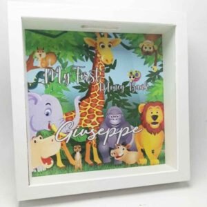 Personalized Moneybox Frame - Jungle Theme
