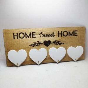 Key Holder - Home Sweet Home  - 32x14cm