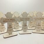 Free Standing Cross - Egraved on Wood - Raw Finish