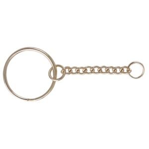 25mm Splitring And 40mm Chain Gilt Dip