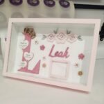 Baby Box Frame with Glass - Flowers Theme