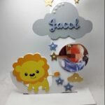 Standing Initial - Lion & Baby Photo Print