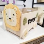 Personalised Kid's Toy Box - Lion Theme