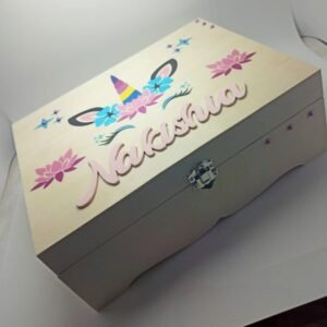 Name Gift  Box - Unicorn Theme