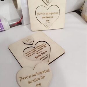 Will you be ...? - Raw Engraved on Wood - GodMother