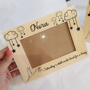 Pront On Wood Frame - 15.5 x 20.5cm