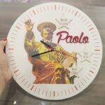 Wooden Clock - St Paul with Name
