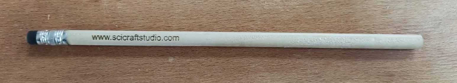 Wooden pencil with engraving - Minimum order x10