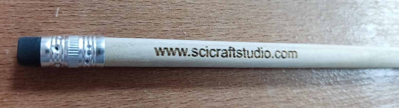 Wooden pencil with engraving - Minimum order x10 - Image 3